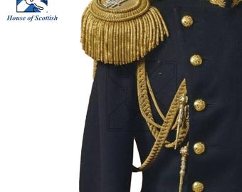 メンズミリタリードレスユニフォームジャケット - 海軍士官パレード