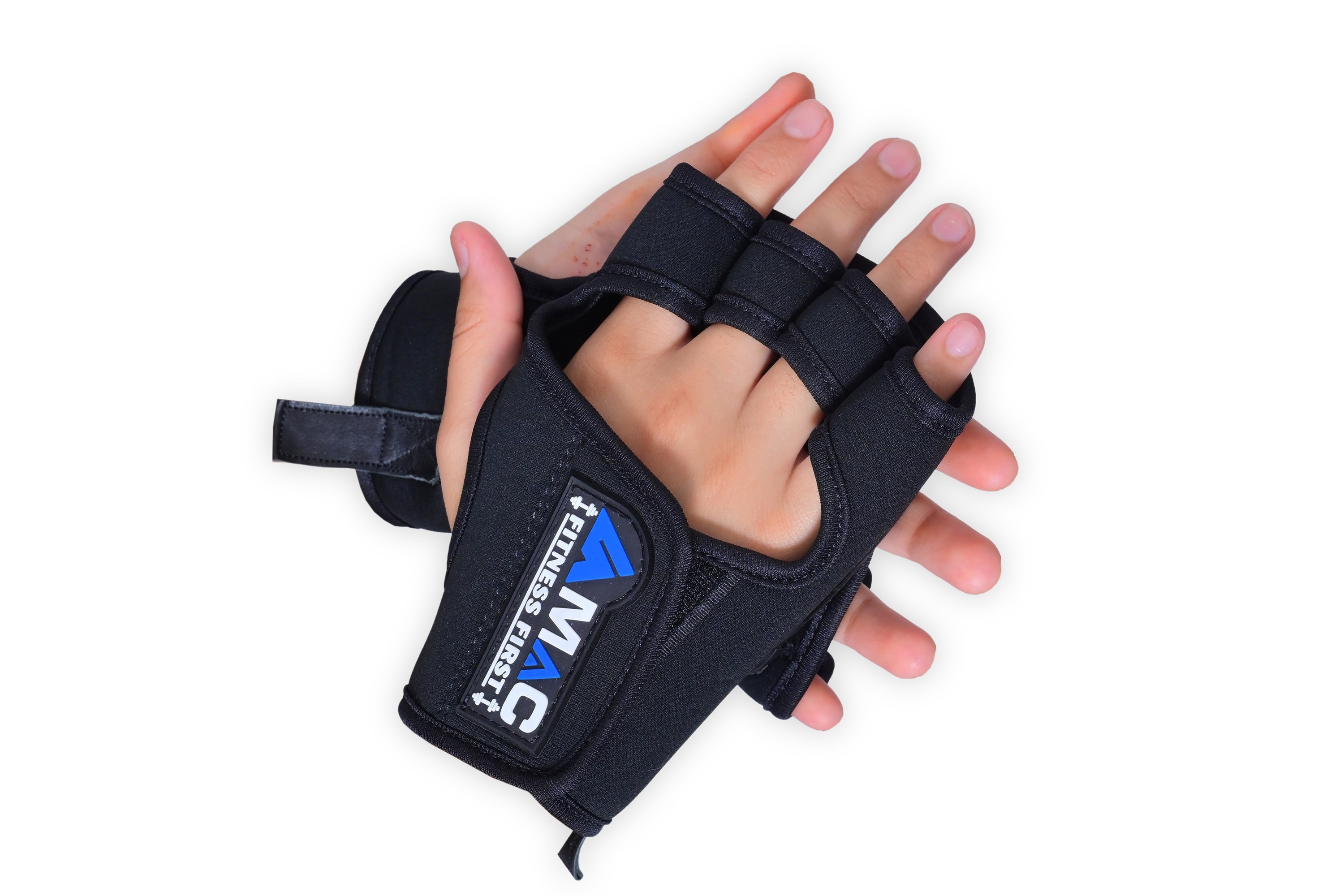Guanti Grip Per Sollevamento Pesi The MAC, Palmare In Neoprene Per Palestra E Crossfit, Taglia Unica