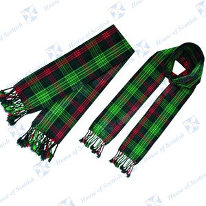 Schottenkaro Unisex Schal/Schärpe kariert 90 lang mit Fransen | Traditionelle schottische Eleganz von HoS