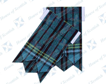 Scottish Kilt Hose Socks Flashes ANDERSON Tartan / Acrylic Wool Tartan Flashers by House of Scottish
