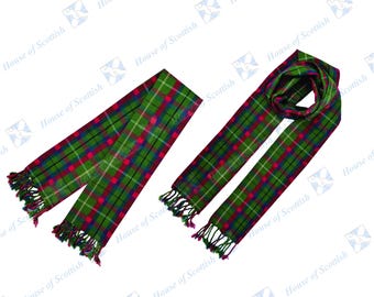COUNTY MAYO TARTAN Unisex Scarf/Sash Plaid 90 in long with Fringe | Traditional Scottish Elegance by HoS