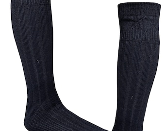 Men&#39;s Scottish KILT HOSE SOCKS Black highland Acrylic Wool | Tartan Kilt Hose Socks by House of Scottish