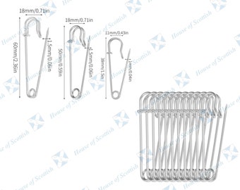 Alfiler de seguridad para falda escocesa, chal, bufanda, broche, soporte para puntadas de tejido, artesanía, joyería de House of Scottish
