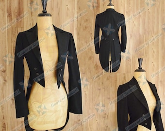 Ladies Custom Made REGENCY TAILCOAT | Victorian Vintage Tailcoat | British Regency Fashion Jacket | 19th Century Historical Coat by HoS
