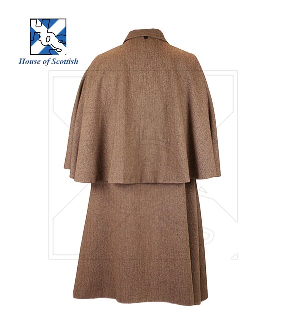 Vintage Inspired Ulster Coat With Cape – 19th Century Victorian