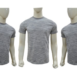 T-SHIRT CLASSIQUE | 100% coton col rond uni demi-manches t-shirt été hauts t-shirt uni par House of Scottish