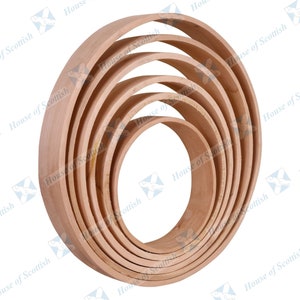 Shamanic Drum Wooden Hoops | Medicine Frame Drum Hoop | Shaman Drum Frames | Drum shells | Bodhran Drum Wooden Rings by House of Scottish