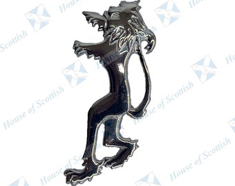 Scottish LION RAMPANT Kilt Pin Chrome Finish By House of Scottish