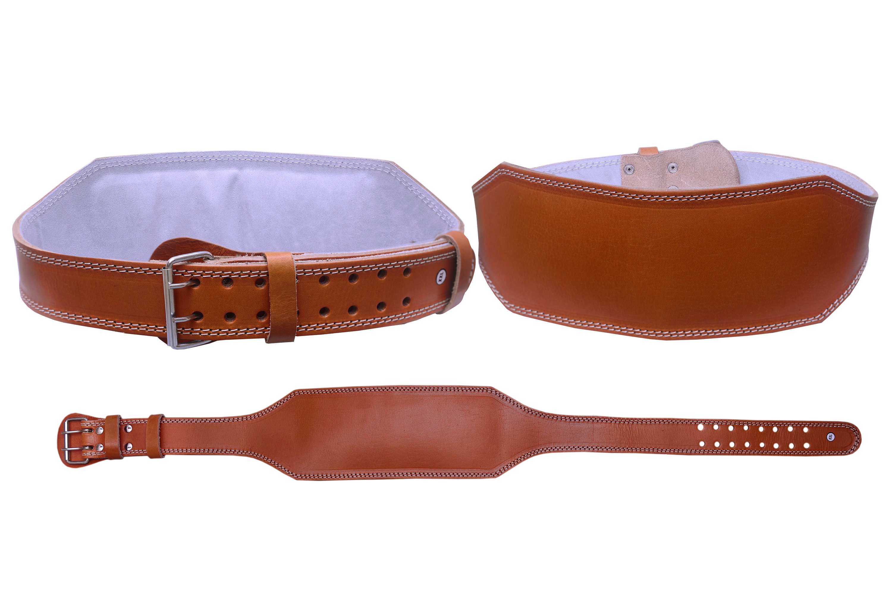 Bodybuilding.com Accessories Premium 4 Cowhide Leather Belt