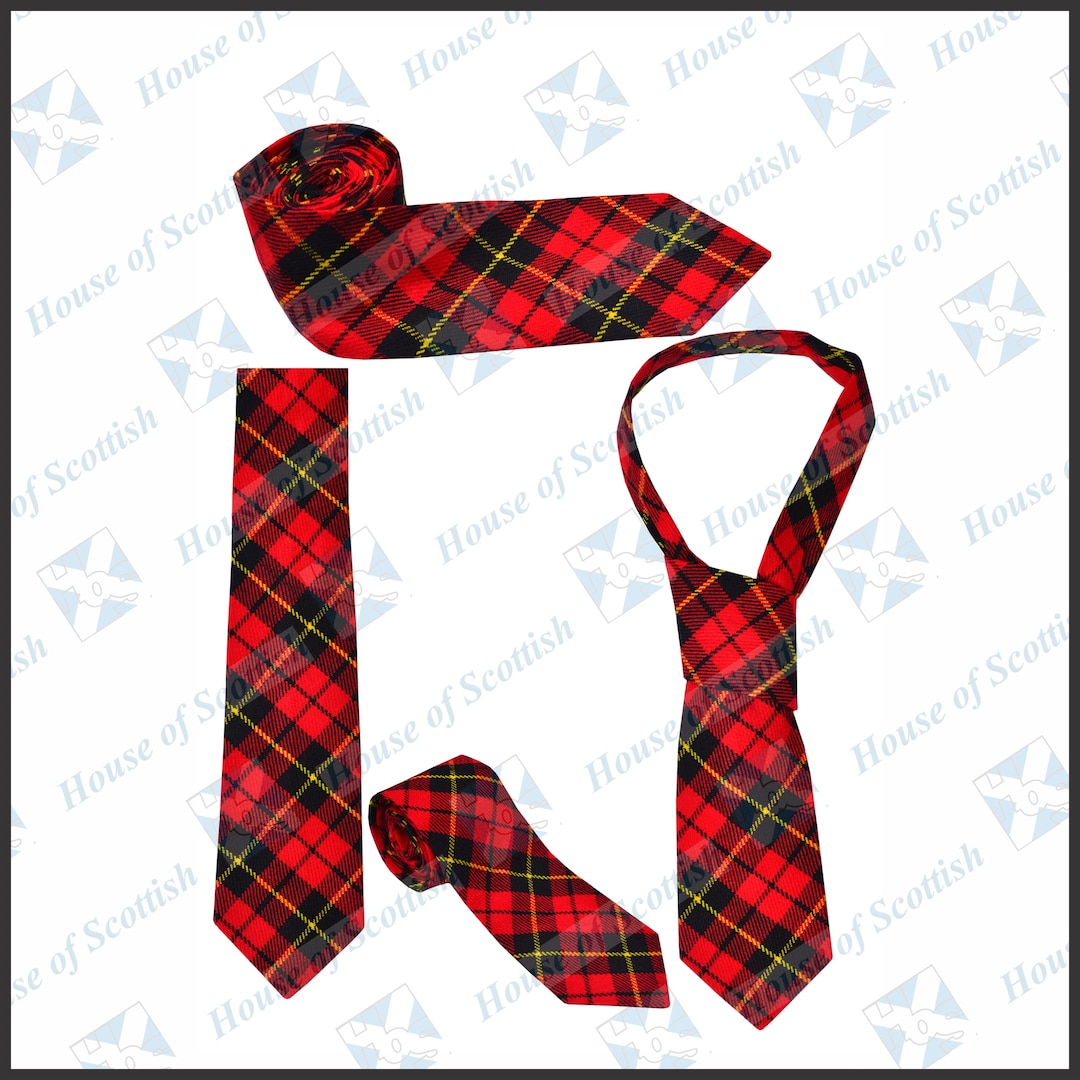 NEW PURE WOOL HIGHLANDWEAR SCOTTISH CLAN TARTAN NECK TIE IN OVER 170 TARTANS! EB - Foto 9