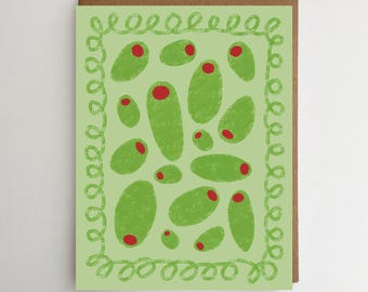 Oliver gratulationskort: Pimentoliver, alla tillfällen