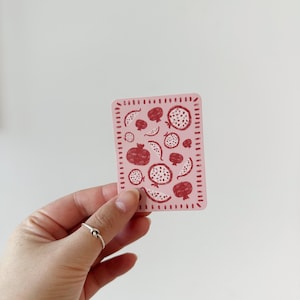 Pomegranate Sticker: Matte Vinyl, Weatherproof Laptop Decal