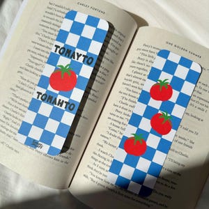 Tomayto Tomahto Bookmark | Tomato Bookmark | Bookmarks