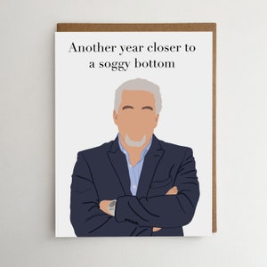 Paul Hollywood Grußkarte | GBBO Grußkarte | Großartige British Baking Show Karte