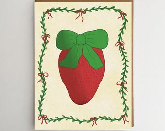 carte aux fraises | Toute carte d'occasion | Carte d'anniversaire