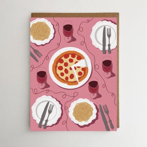 Pizza-Karte | Jede Anlass-Karte | Geburtstagskarte