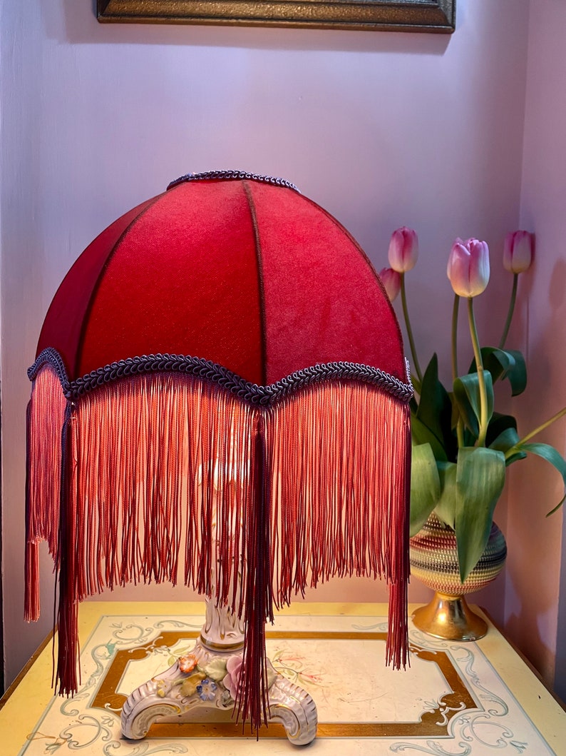 TrashVelvet Fringe Lampshade