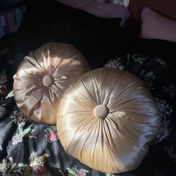 Gold Throw Pillow Etsy