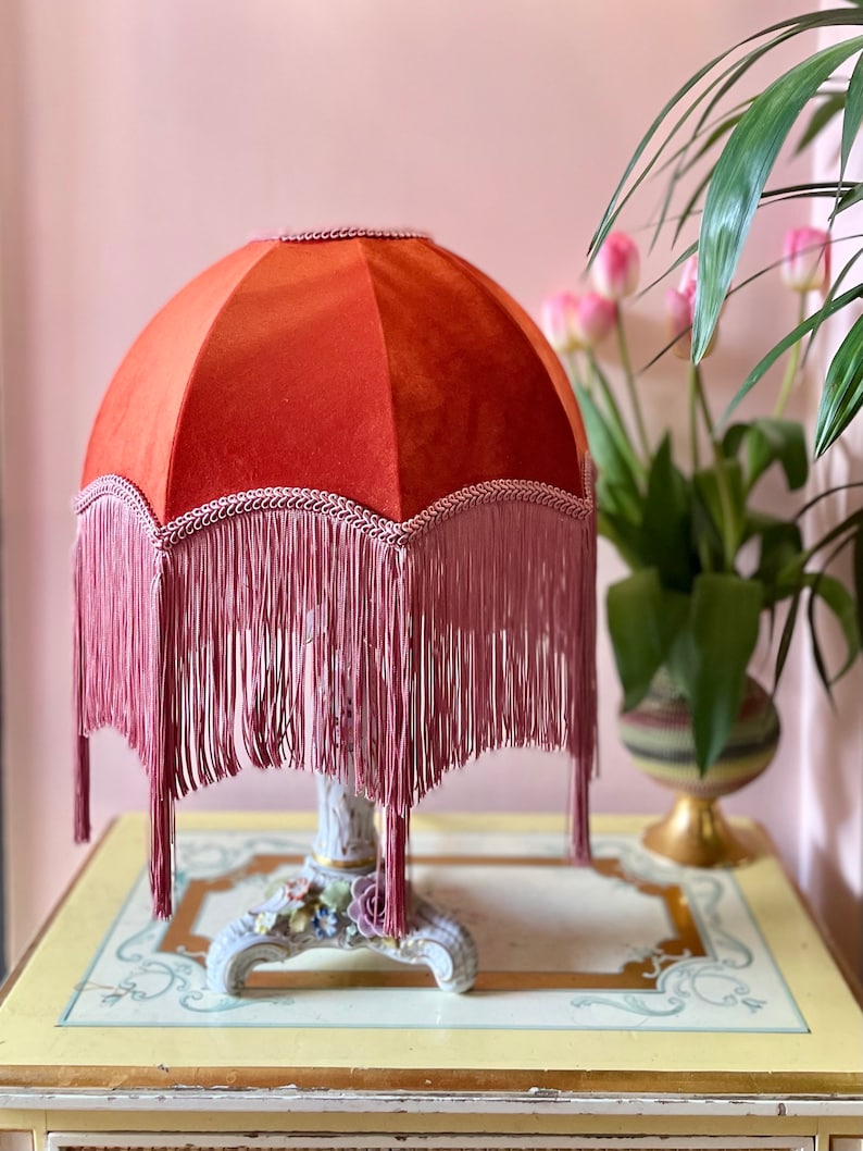 TrashVelvet Fringe Lampshade - Thumbnail 5