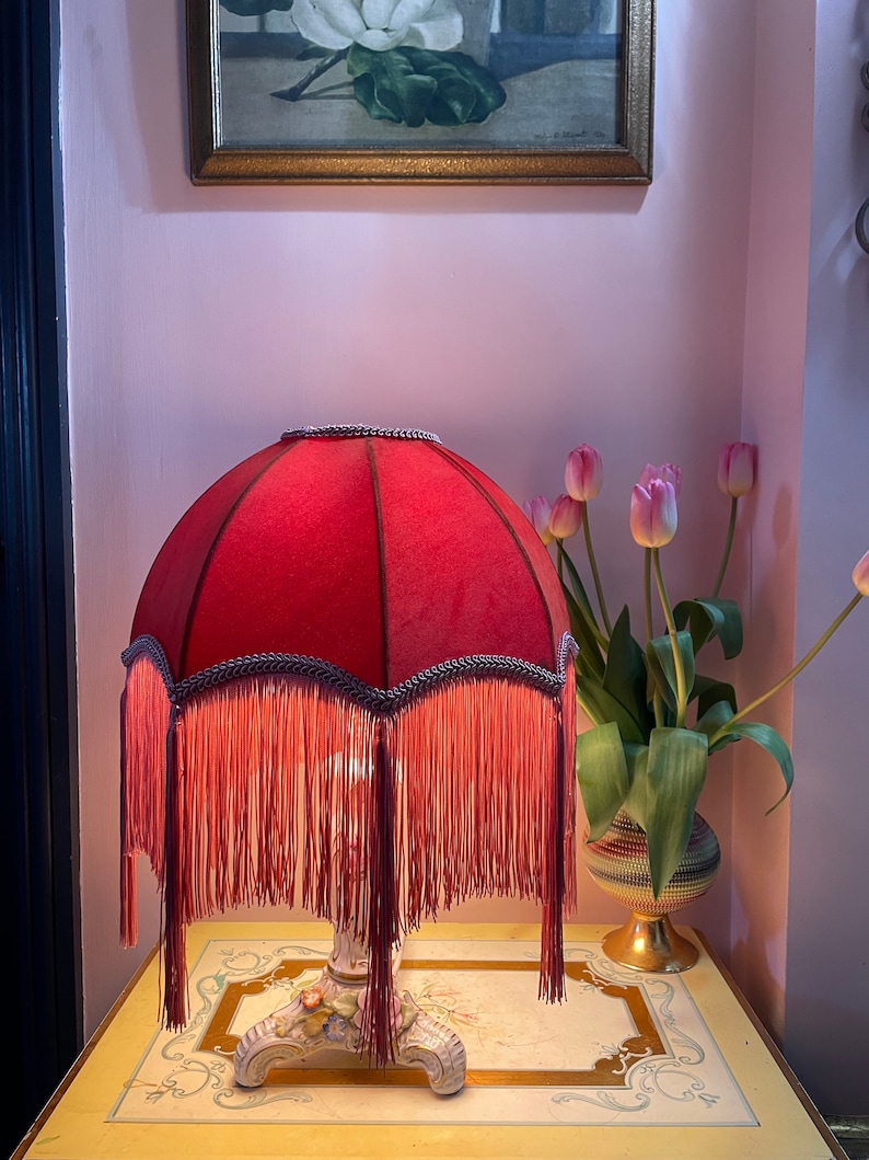 TrashVelvet Fringe Lampshade - Thumbnail 2