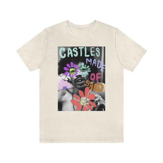 Jimi Hendrix Trippy Flowers Tshirt 