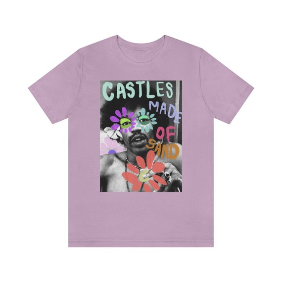 Jimi Hendrix Trippy Flowers Tshirt 