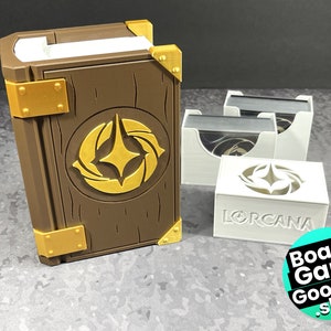 Lorcana Lore Book Deck Box With Card and Token Dice Inserts Optional  Magnetic Closure TCG Trading Card Game Deckbox Lorebook -  Norway