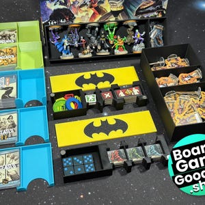 DCeased Gotham City Outbruch Zombizid Einsatz Organizer Lagerung Kompatibler Card Deck Token Miniature Halter