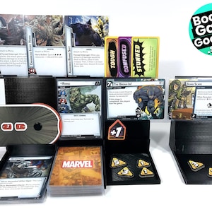 Villain Dashboard for Marvel Champions The Card Game LCG + Side Scheme add-on options Card, Deck, Token, Dial Holder