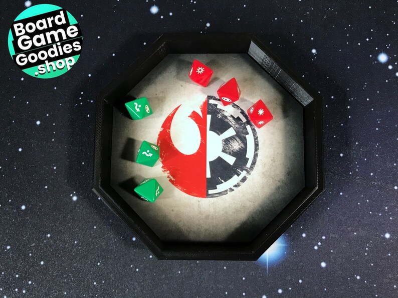 Star Wars XWing Dice Tray Rebellion Galactic Empire Scum Etsy