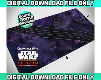 Star Wars Umbara Game Mat Playmat Terrain Legion Miniatures Clone Battle *DIGITAL DOWNLOAD*