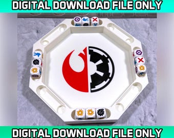 Star Wars Battle of Hoth Dice Tray Galactic Battles *DIGITAL DOWNLOAD*