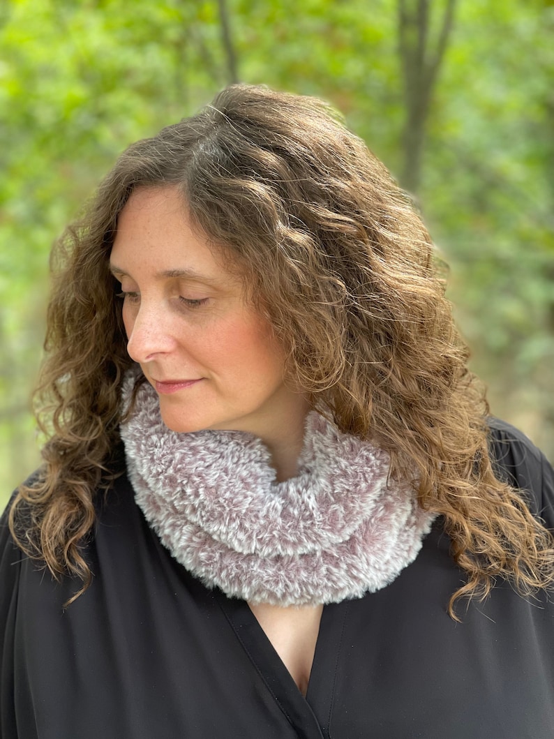 Faux Furry Cowl Digital Knitting Pattern Etsy