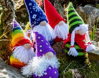 Christmas Tree Gnomes Knitting Pattern