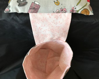 Weighted Pin Cushion Scrap Bag for Sewists, Crafters and Needleworkers