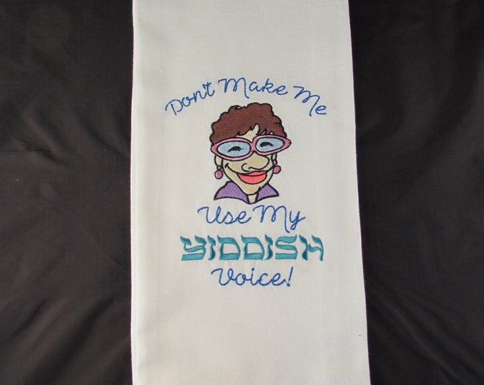 Funny Jewish Lady "Don't make me use my YIDDISH Voice"