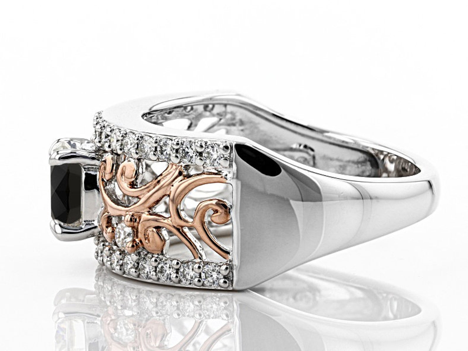 Black Onyx Wedding Band Women's Onyx Bridal Ring Etsy