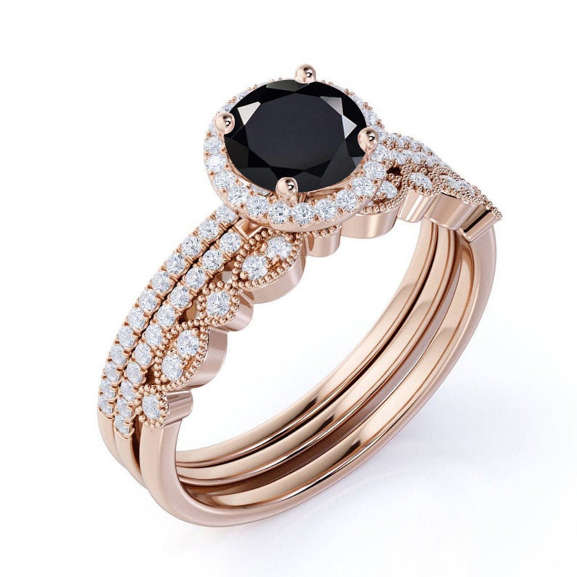 uncut black onyx engagement ring uncut black onyx engagement ring