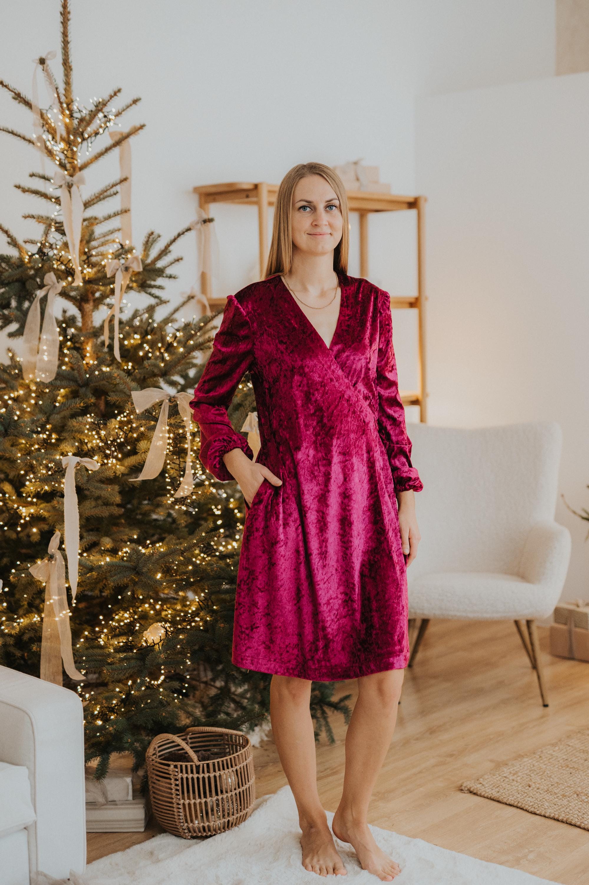 white christmas dresses Buddylove Adeline Sequin Wrap Dress - Prism main image 0