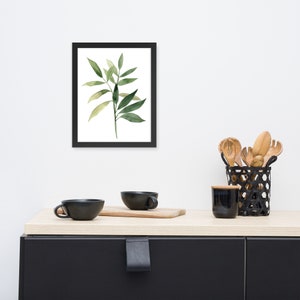 Watercolor Botanical Prints | Green Botanical Plant | Wild Flowers Art | Boho Floral Art | Modern Home Decor | Wildflower Posters Art