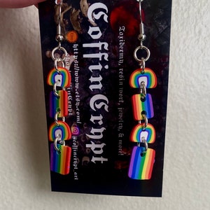 Pride Flag Rainbow Queer LGBT Earrings