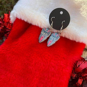 Krampus earrings