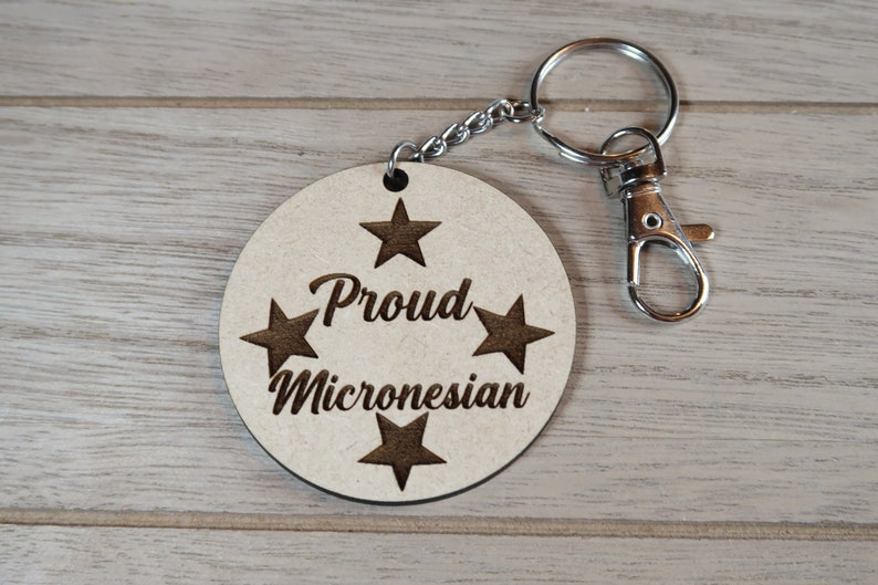 Micronesia Keychains Micronesian Pride Proud Micronesian Other Island Pride image 2