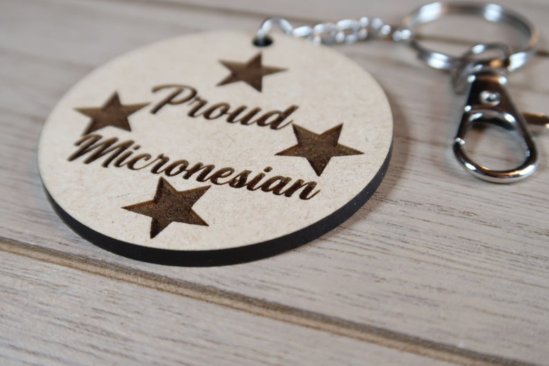 Micronesia Keychains Micronesian Pride Proud Micronesian Other Island Pride image 3