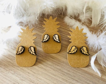 Angel Wing Stud Earrings