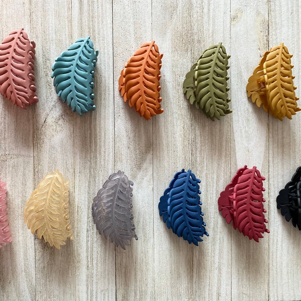 Palm Leaf Hair Clips