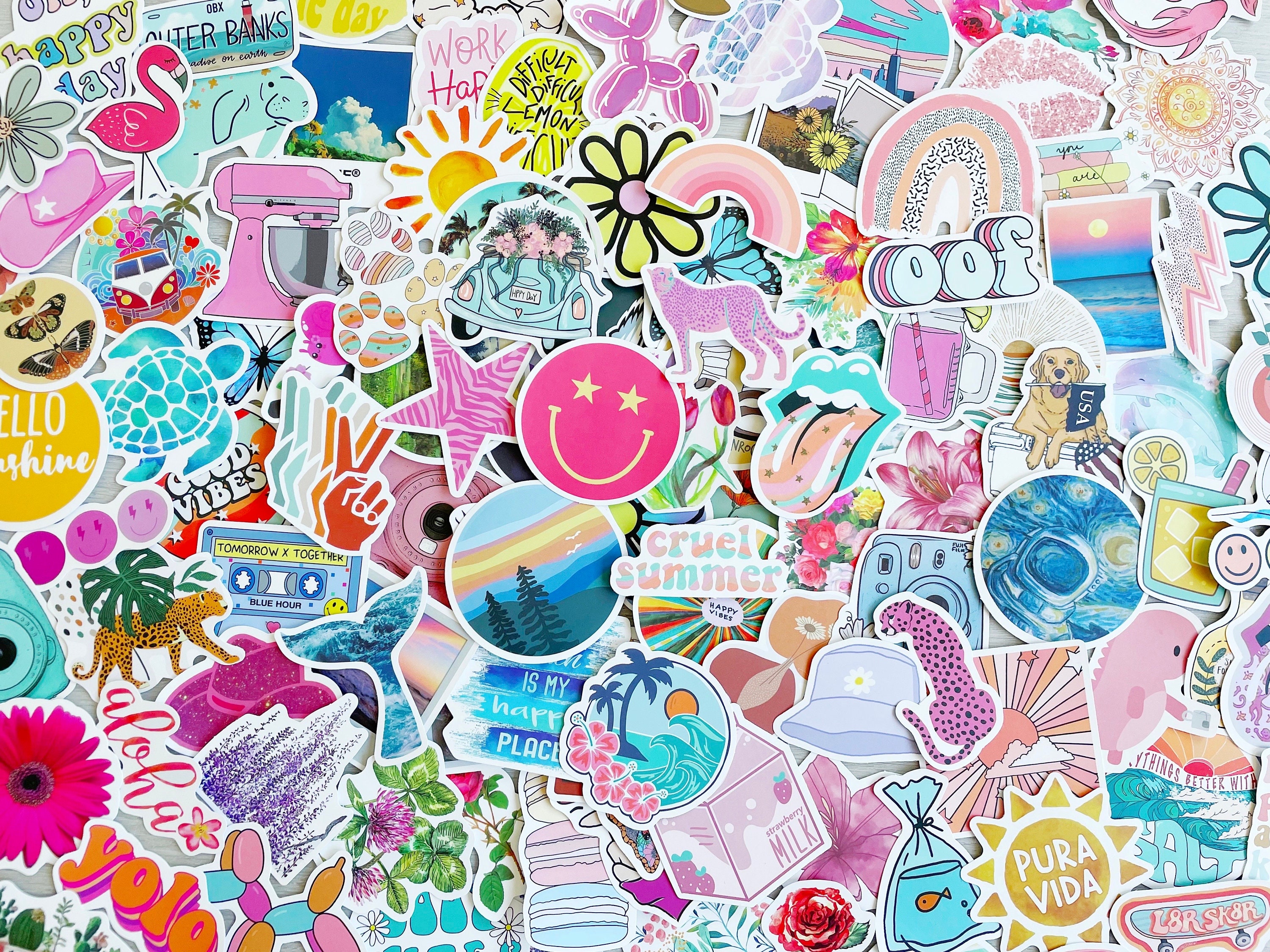 Embhlitfe 50 Stück Aesthetic Sticker Set,Wasserfeste Fantasy
