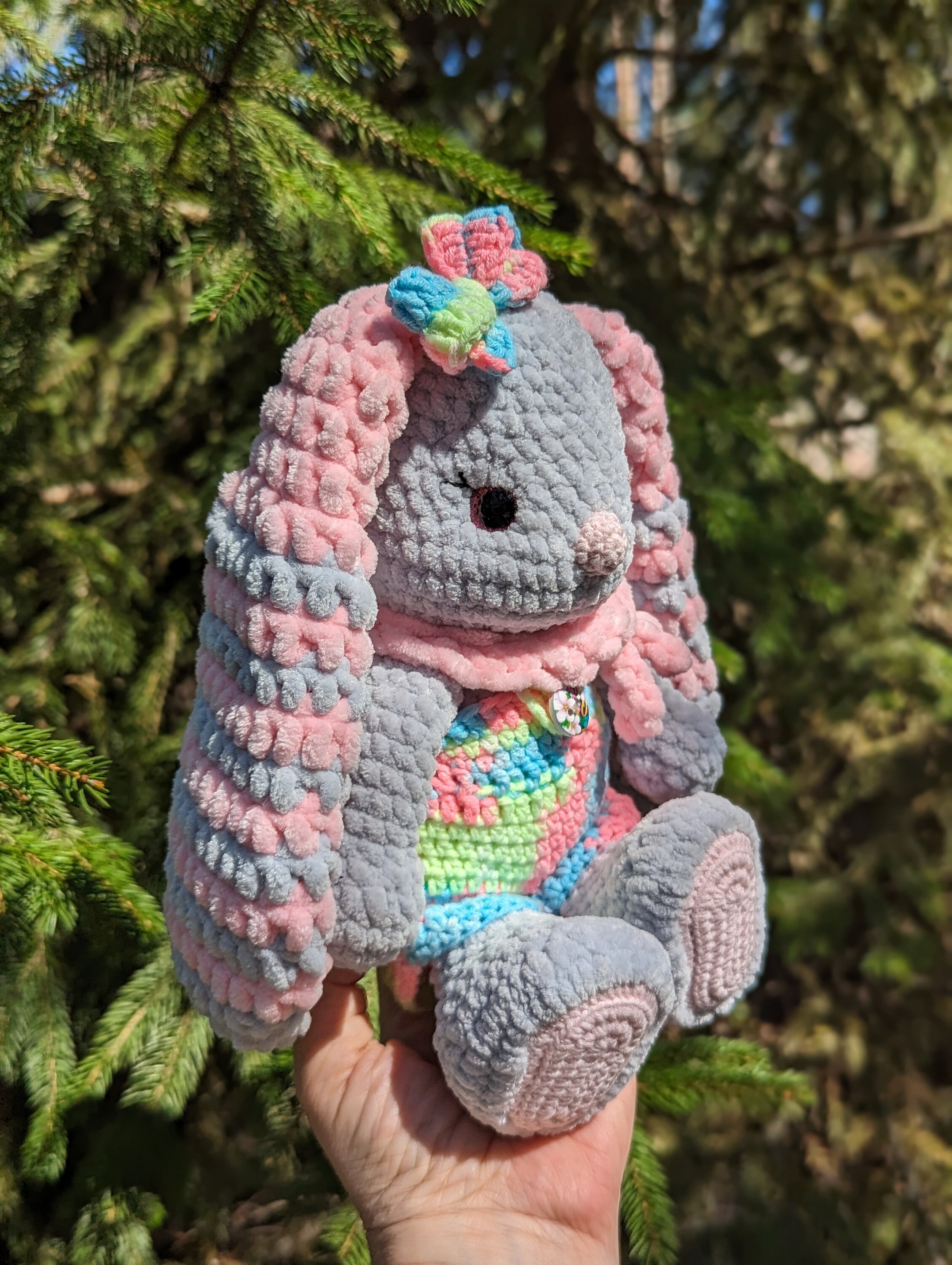 MR PATATE AU Crochet Amigurimi Doudou Peluche Fait Main EUR 15,00
