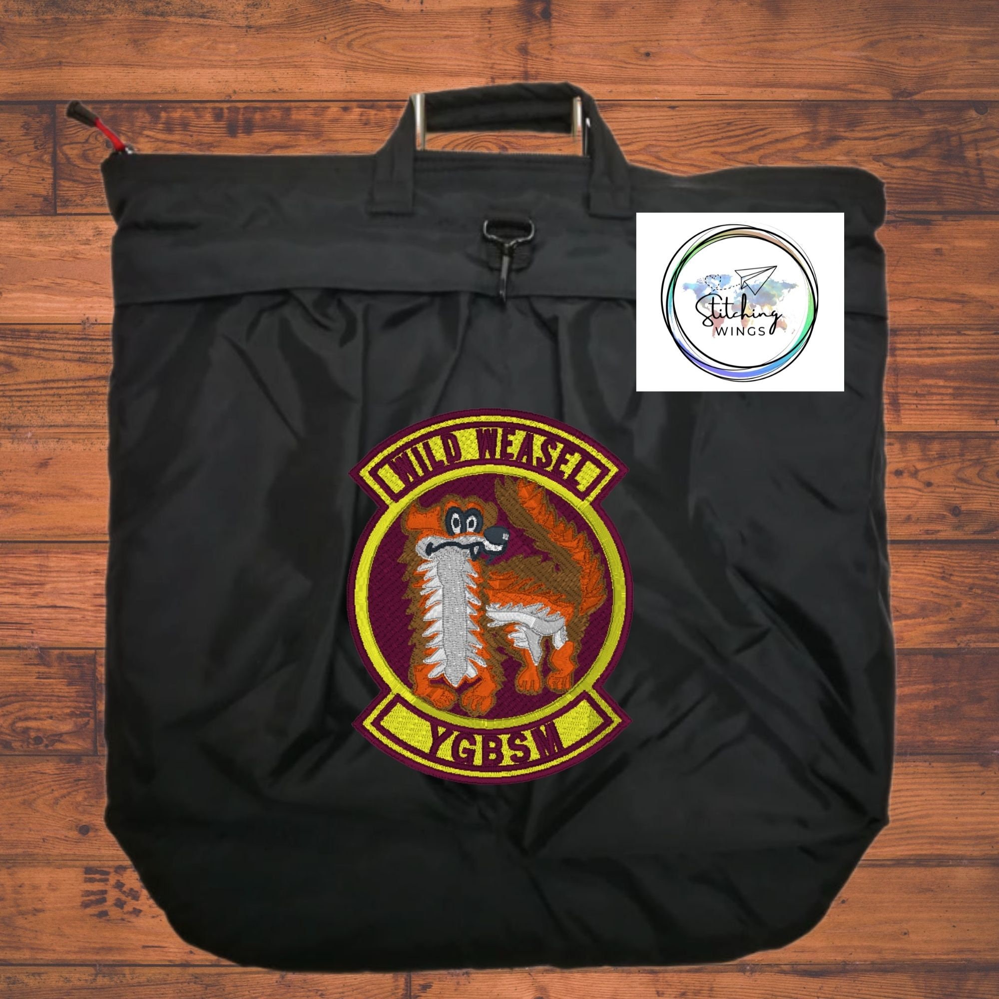 カスタム刺繍パイロットヘルメットバッグ - Etsy 日本