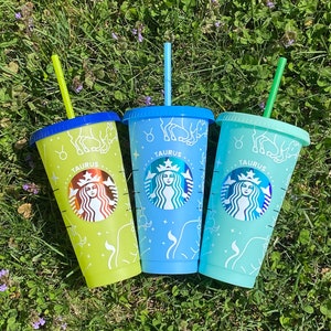 Zodiac Sign Starbucks Color Changing Cup